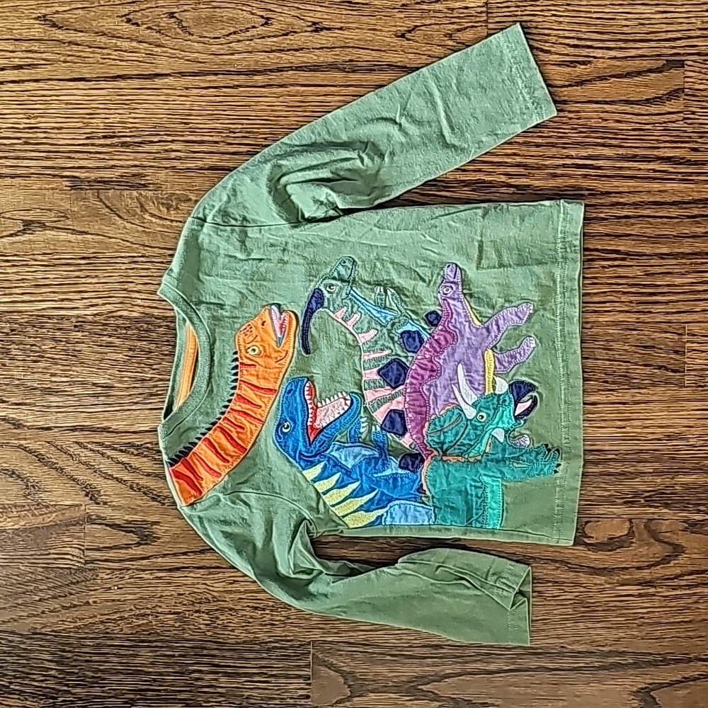 Like new Mini Boden 3T 4T dinosaur longsleeve